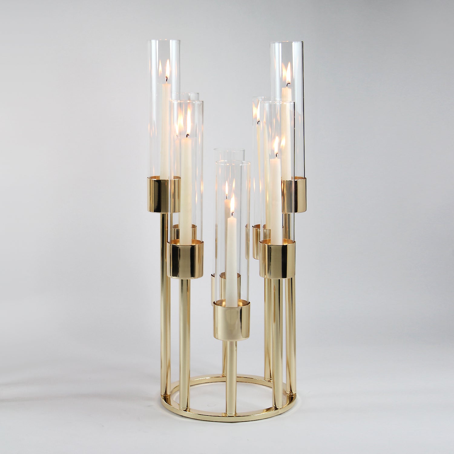 Aura Octet Tabletop Candelabra