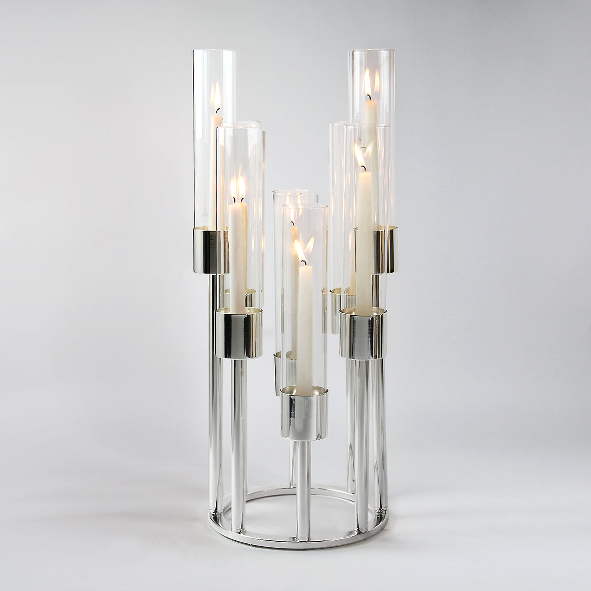 Aura Octet Tabletop Candelabra