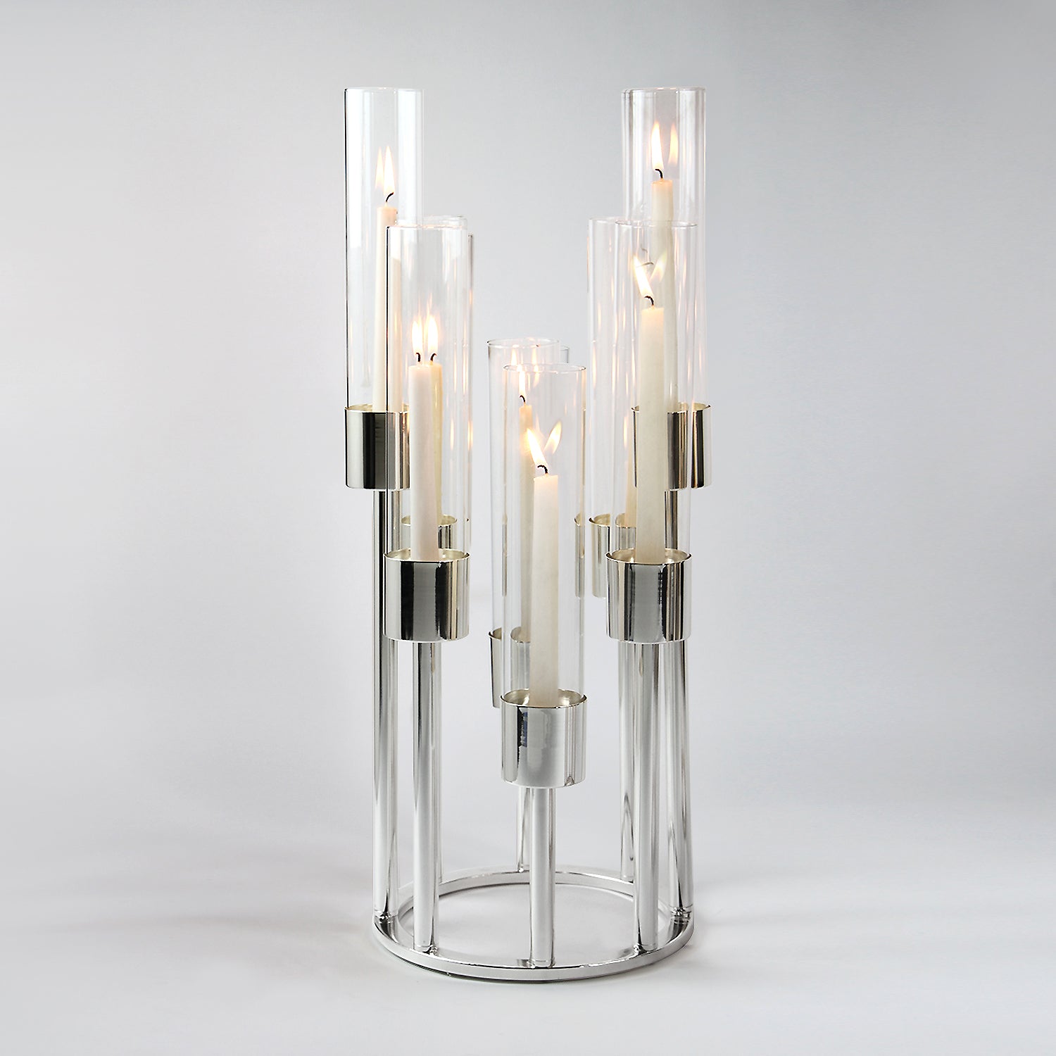 Aura Octet Tabletop Candelabra