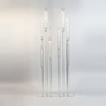 Diamond Glow Acrylic Candelabra