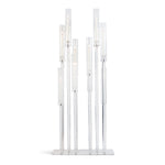 Diamond Glow Acrylic Candelabra