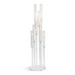 Diamond Glow Acrylic Candelabra