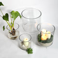 12-inch Top Clear Glass Cylinders