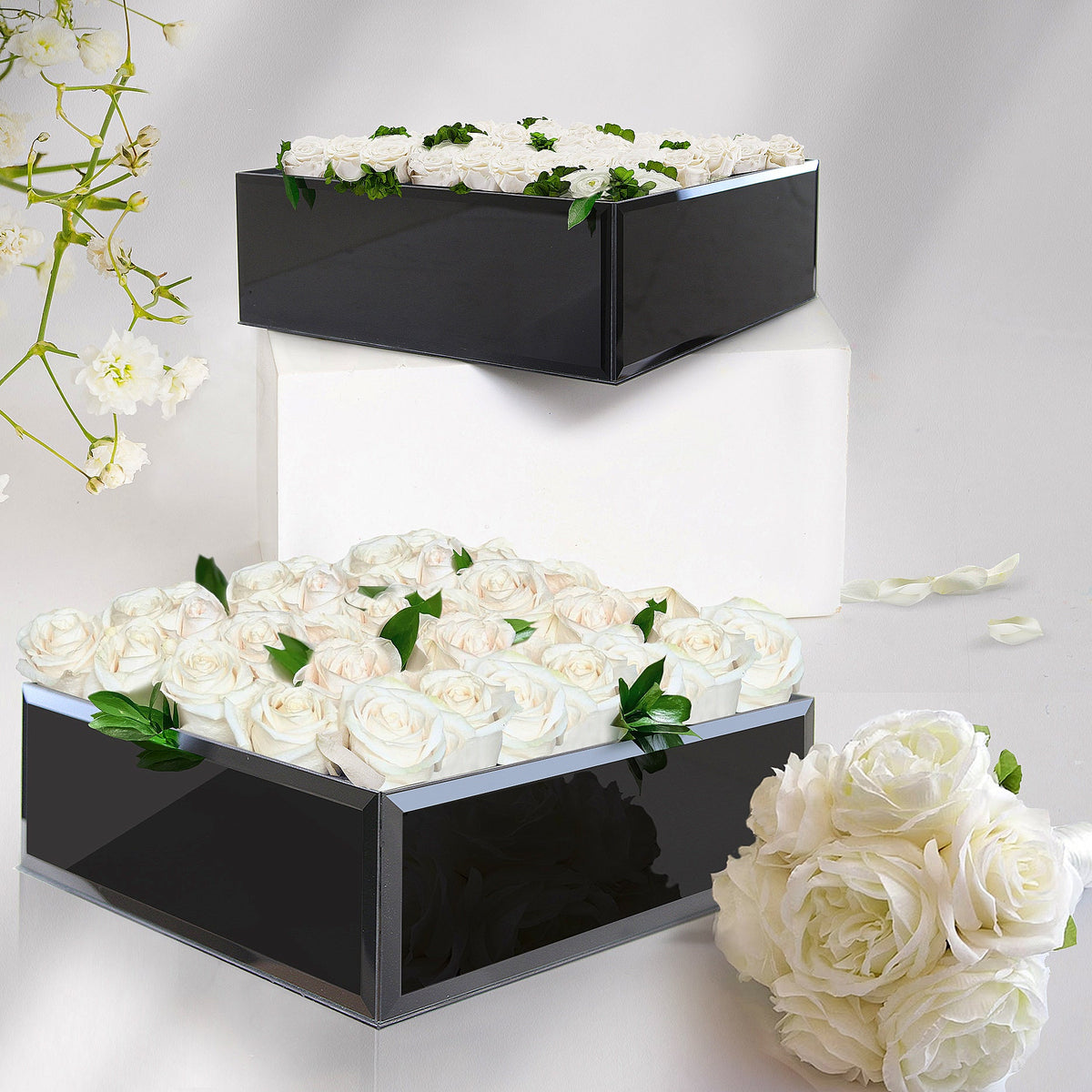 Reversible Black Glass Aquarium | Galore Home: Luxury Home Decor, Elegant Home Furnishings, Stylish Home Accents & Contemporary Home Accessories
