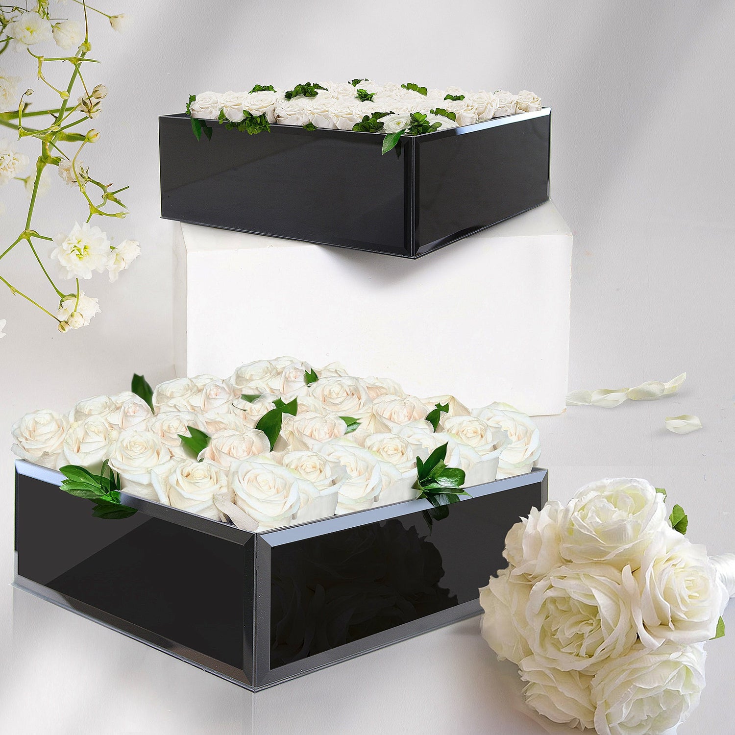 Reversible Black Glass Aquarium | Galore Home: Luxury Home Decor, Elegant Home Furnishings, Stylish Home Accents & Contemporary Home Accessories