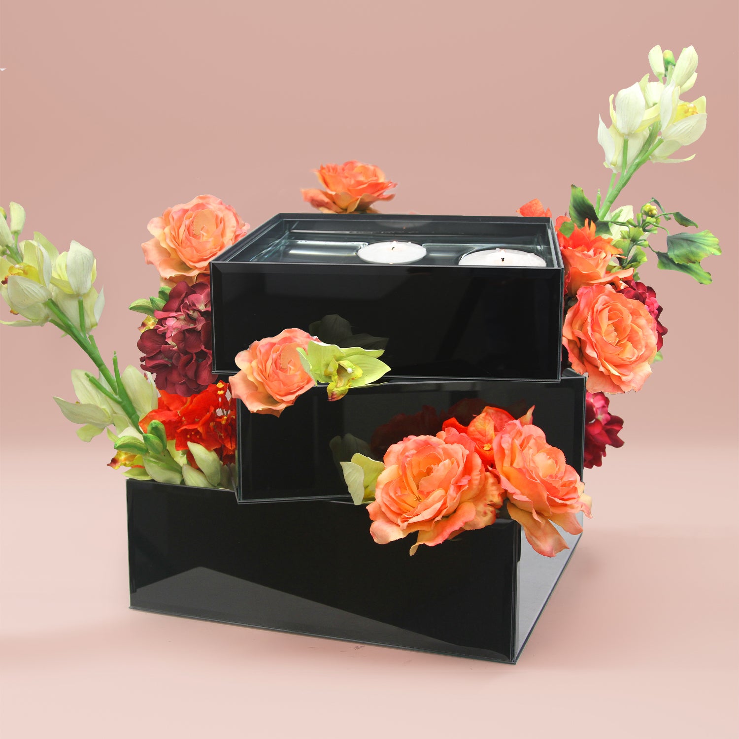 Reversible Black Glass Aquarium | Galore Home: Luxury Home Decor, Elegant Home Furnishings, Stylish Home Accents & Contemporary Home Accessories