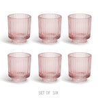 Ribbed Glass Tealight Holder