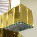 Segmented Mirror Glass Rectangle Planter