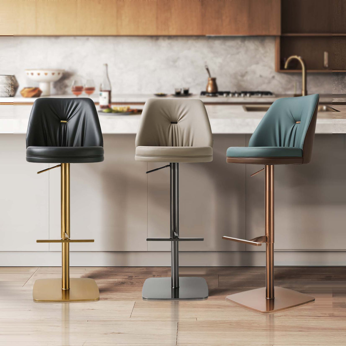 Zeno Swivel Counter Bar Stool