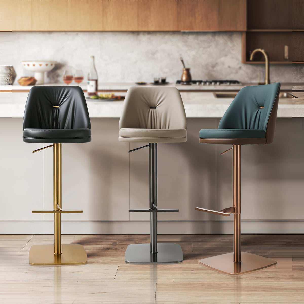 Zeno Swivel Counter Bar Stool