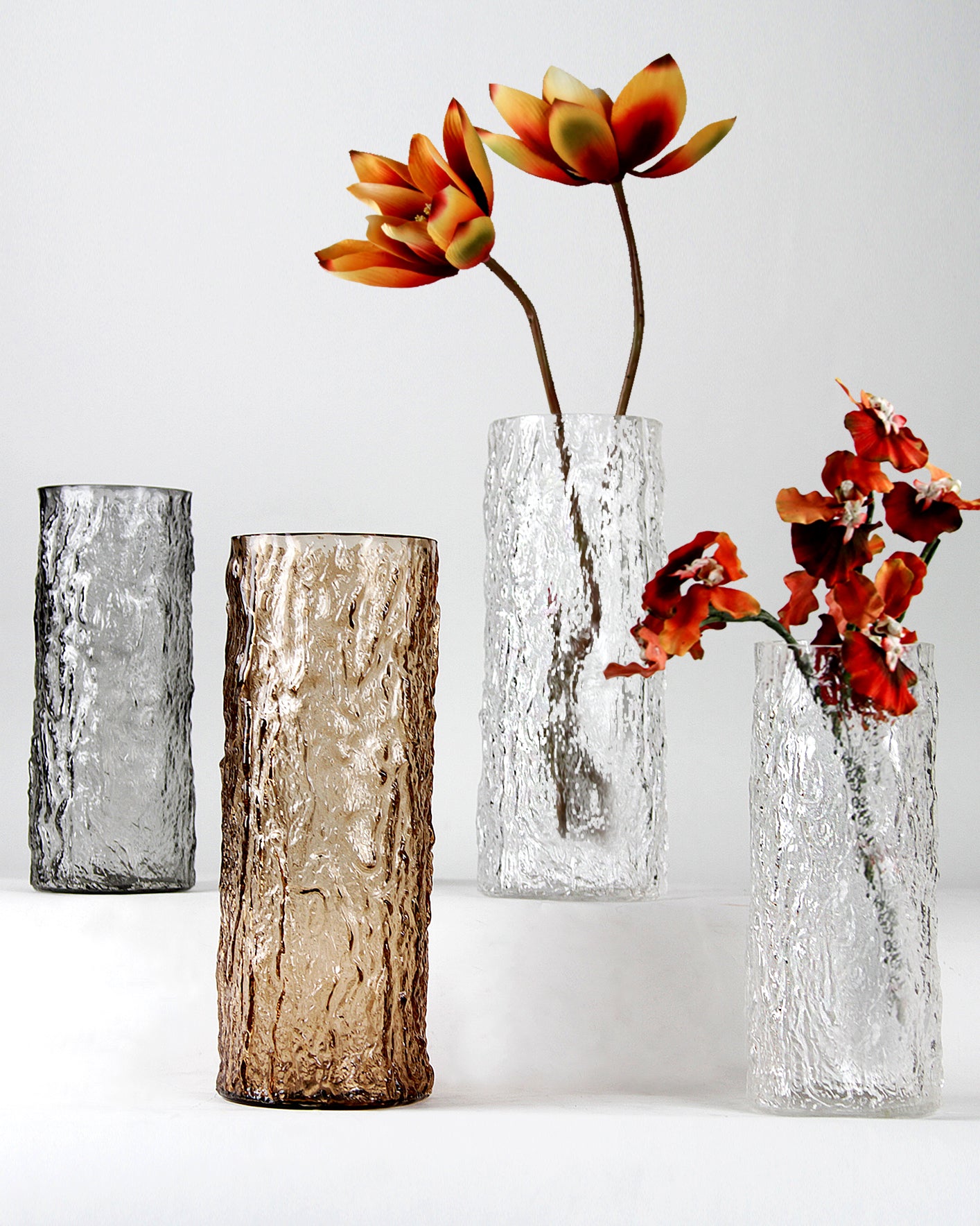 Glacier Glass Vase | Galore Home: Luxury Home Decor, Elegant Home Furnishings, Stylish Home Accents & Contemporary Home Accessories
