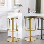 Aero Swivel Counter Bar Stool with Integrated Foot Rest