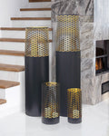 Mandala Floor Hurricane Candle Column / Pedestal
