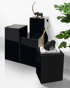 Black Glass Display Column/Pedestal | Galore Home: Luxury Home Decor, Elegant Home Furnishings, Stylish Home Accents & Contemporary Home Accessories