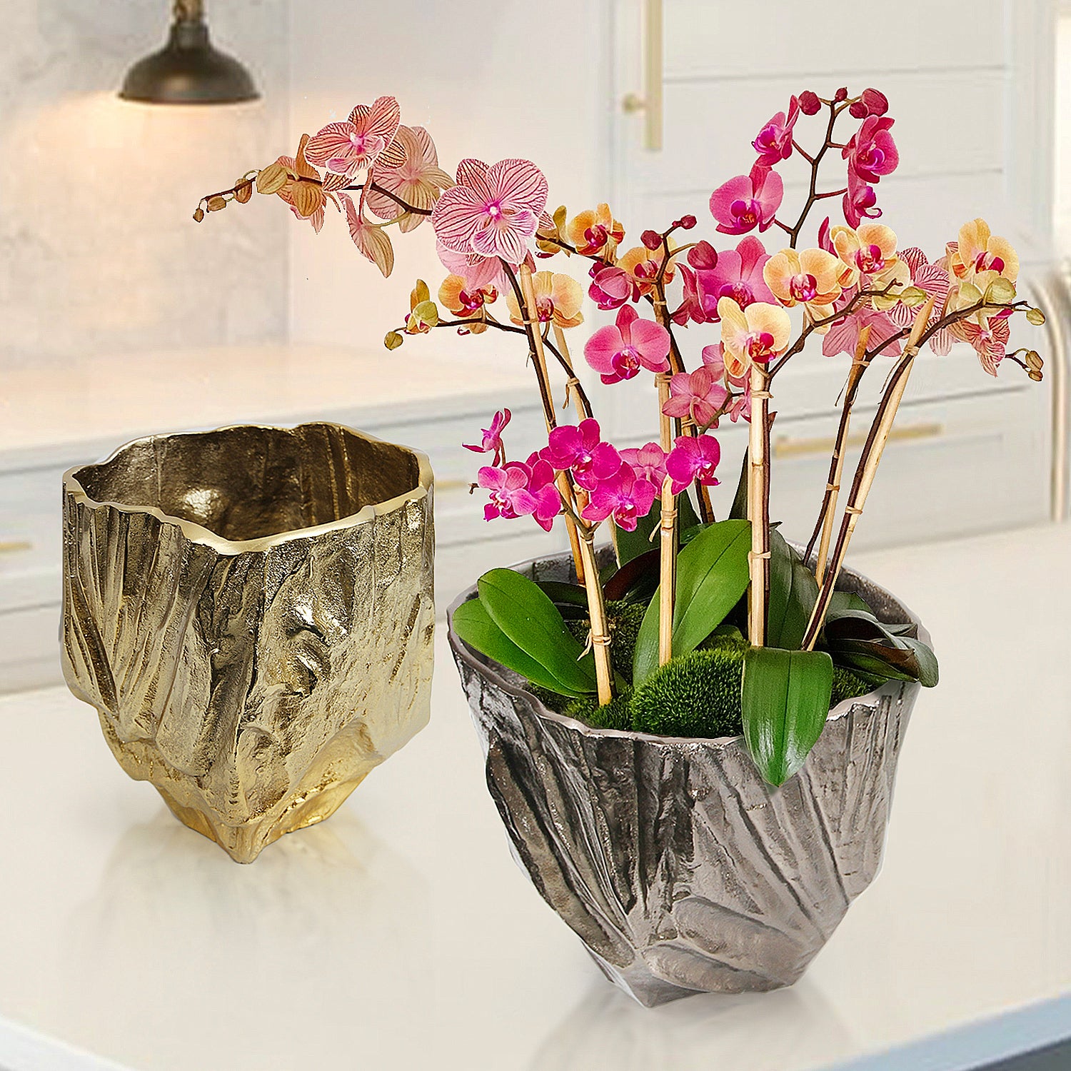 Golden Flare Aluminum Metal Vase | Galore Home: Luxury Home Decor, Elegant Home Furnishings, Stylish Home Accents & Contemporary Home Accessories