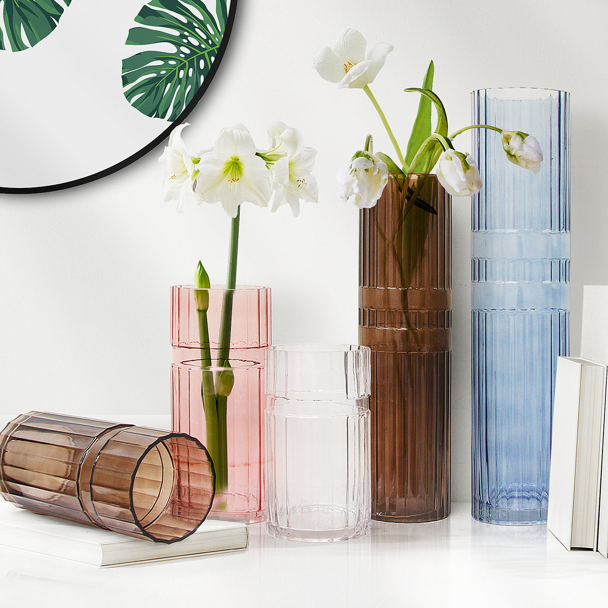 Tiered Glass Vase | Galore Home: Luxury Home Decor, Elegant Home Furnishings, Stylish Home Accents & Contemporary Home Accessories