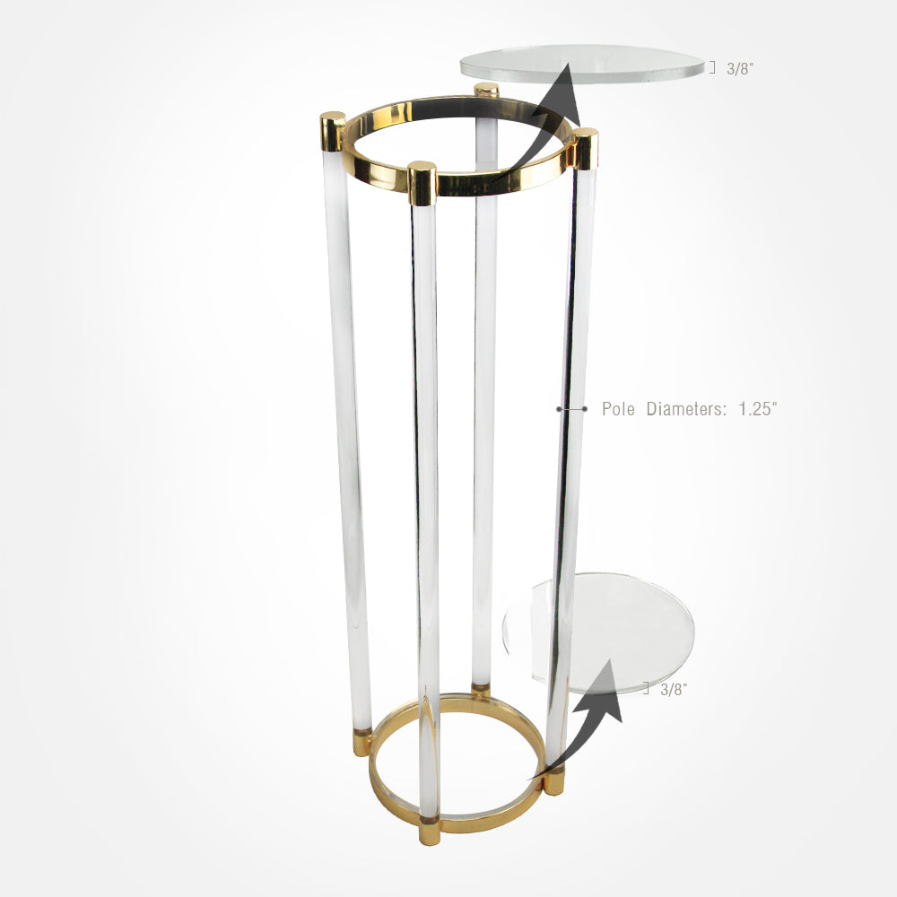 Evanescent Acrylic Display Stand Pedestal