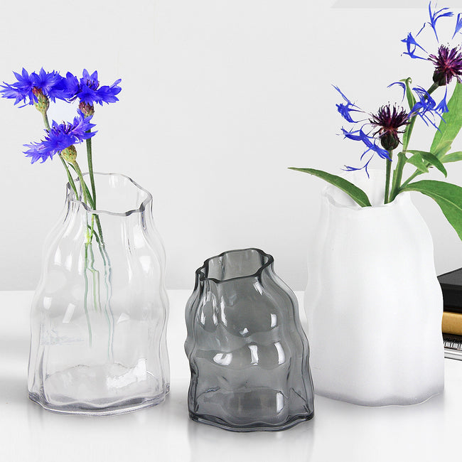 Leaning Towered Glass Vase