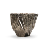 Golden Flare Aluminum Metal Vase