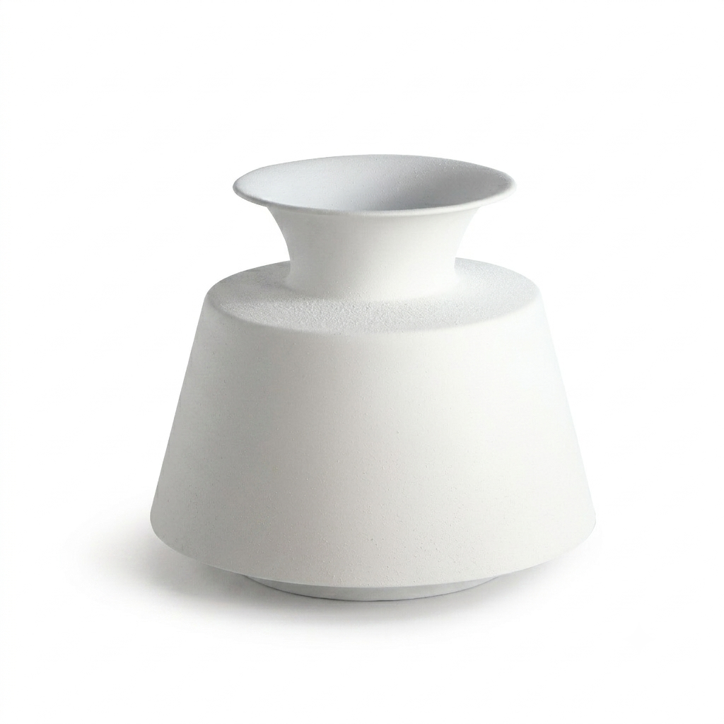Linea Vessel Metal Vase