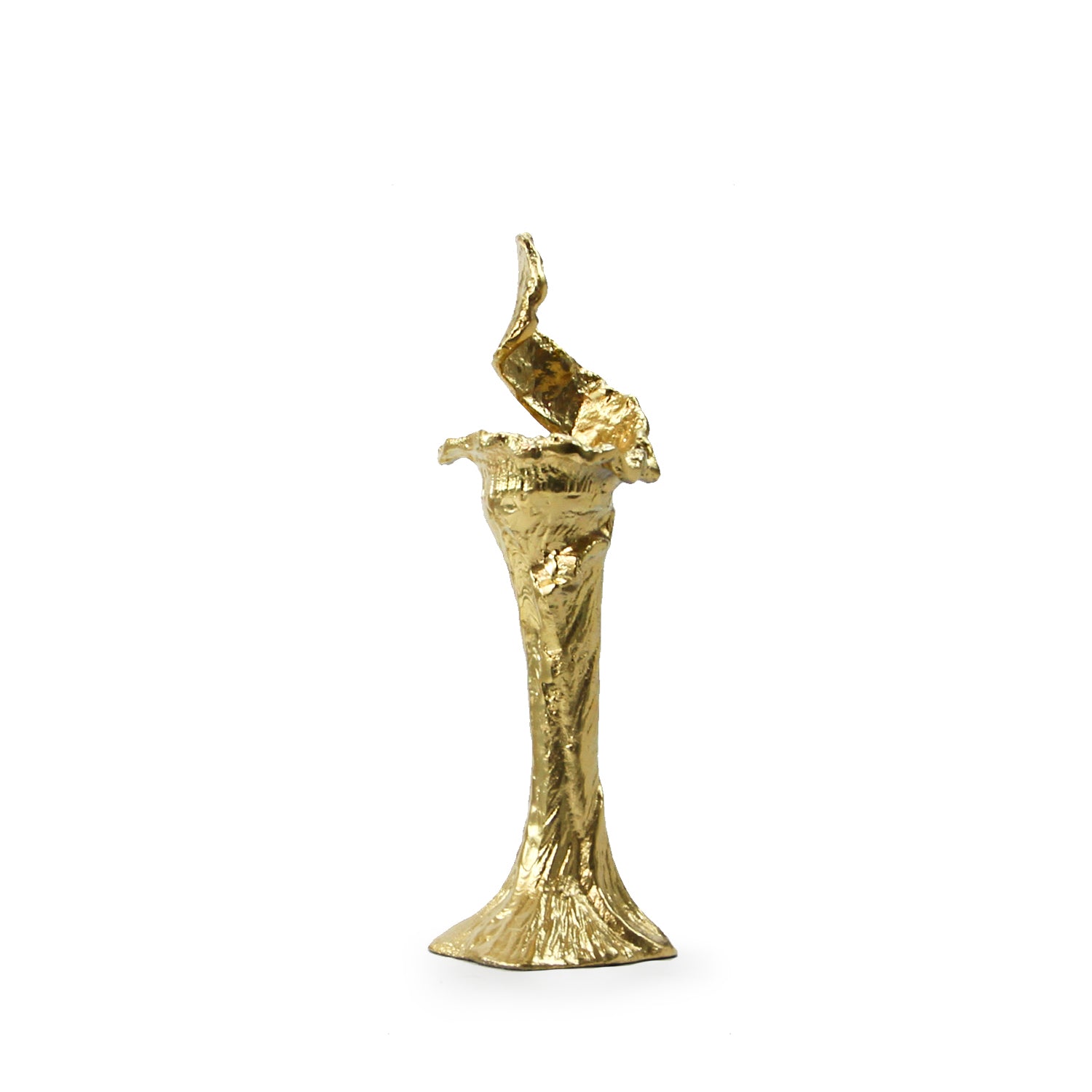 Molten Metal Sculptural Candle Stand