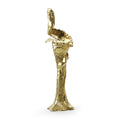 Molten Metal Sculptural Candle Stand