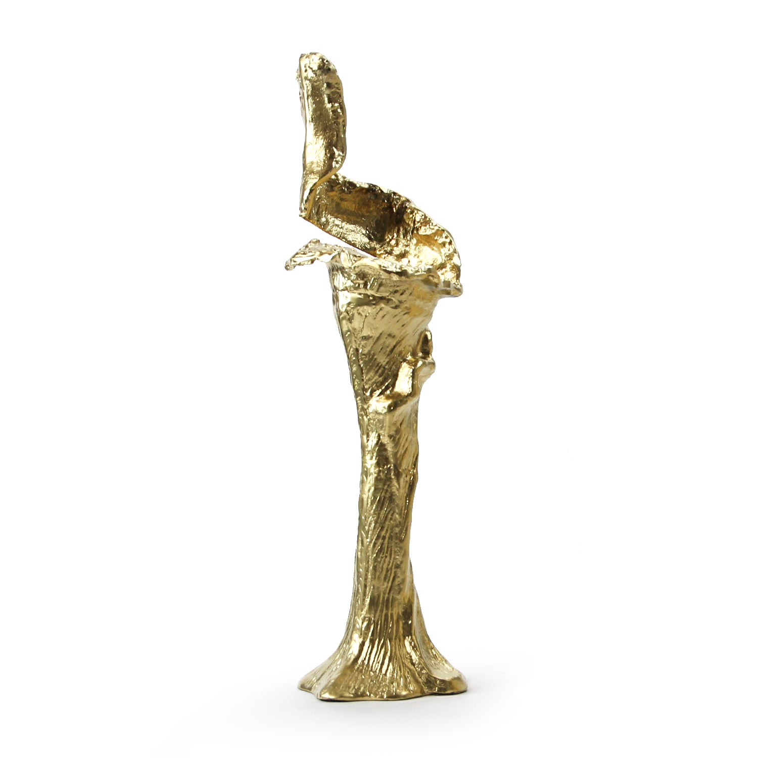 Molten Metal Sculptural Candle Stand