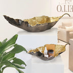 Golden Leaf Platter | Galore Home: Luxury Home Decor, Elegant Home Furnishings, Stylish Home Accents & Contemporary Home Accessories