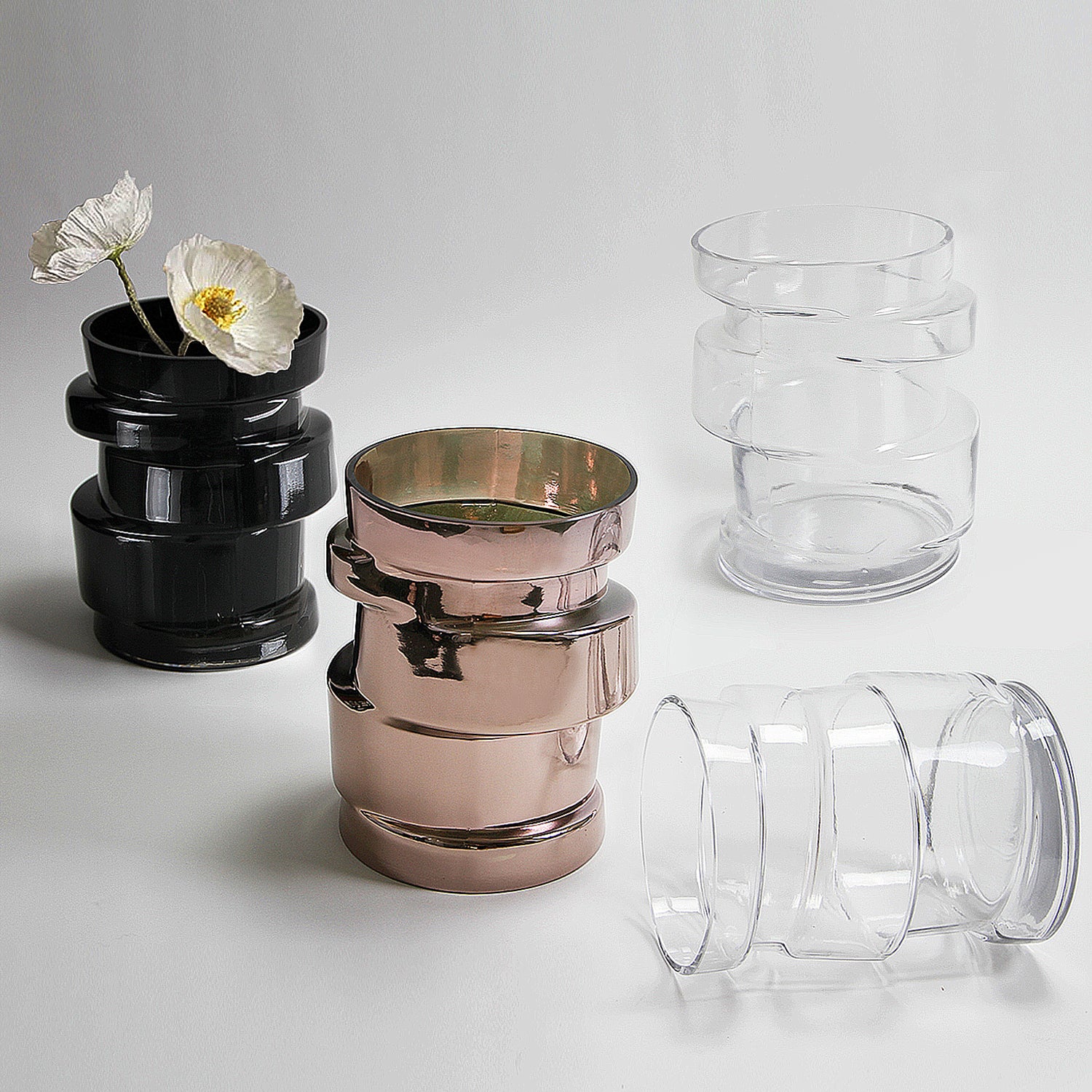 Spiral Glass Vase | Galore Home: Luxury Home Decor, Elegant Home Furnishings, Stylish Home Accents & Contemporary Home Accessories