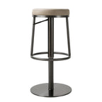 Aero Swivel Counter Bar Stool with Integrated Foot Rest