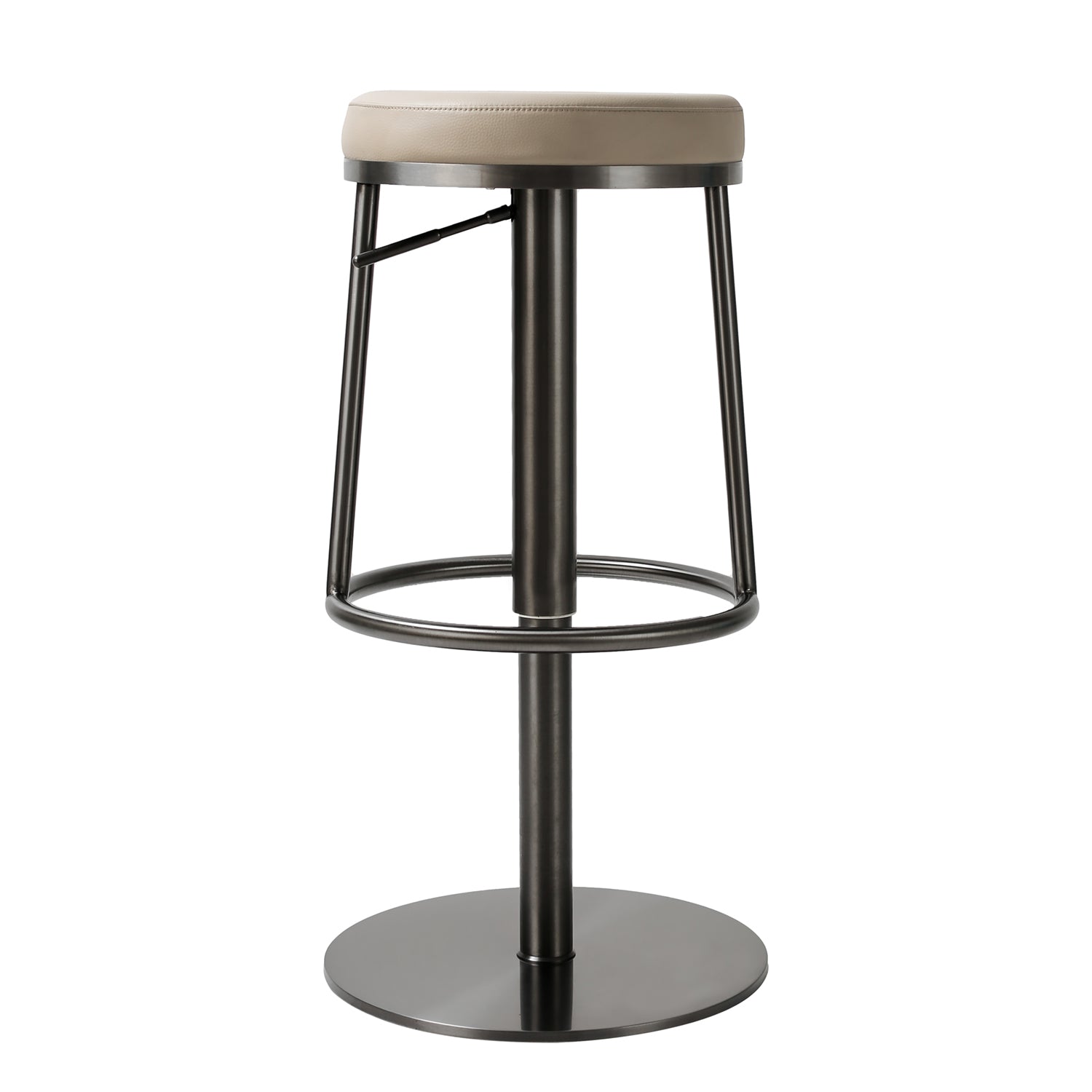 Aero Swivel Counter Bar Stool with Integrated Foot Rest