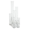 4-inch Top Clear Glass Cylinders