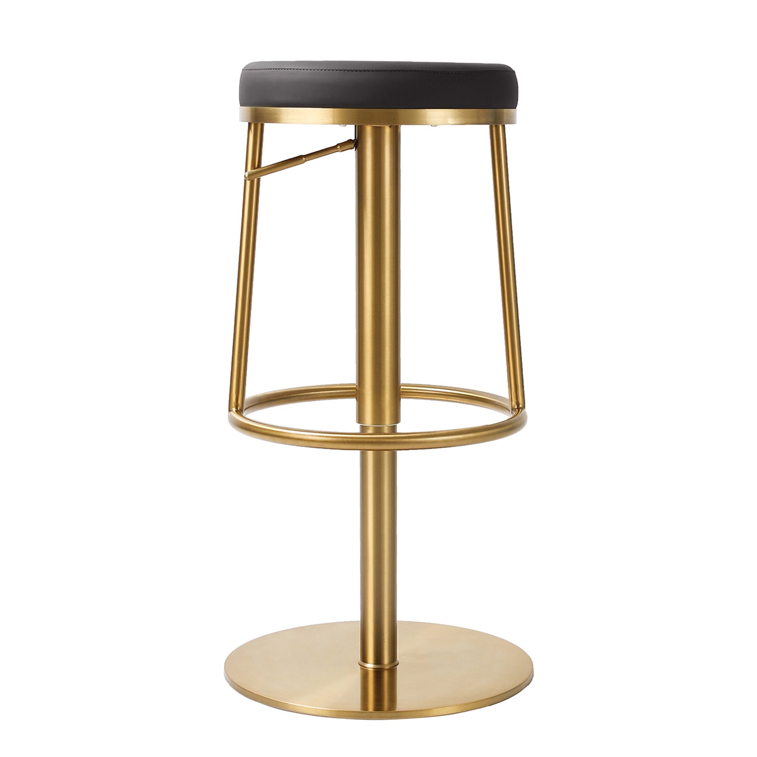 Aero Swivel Counter Bar Stool with Integrated Foot Rest