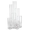 6-inch Top Clear Glass Cylinders