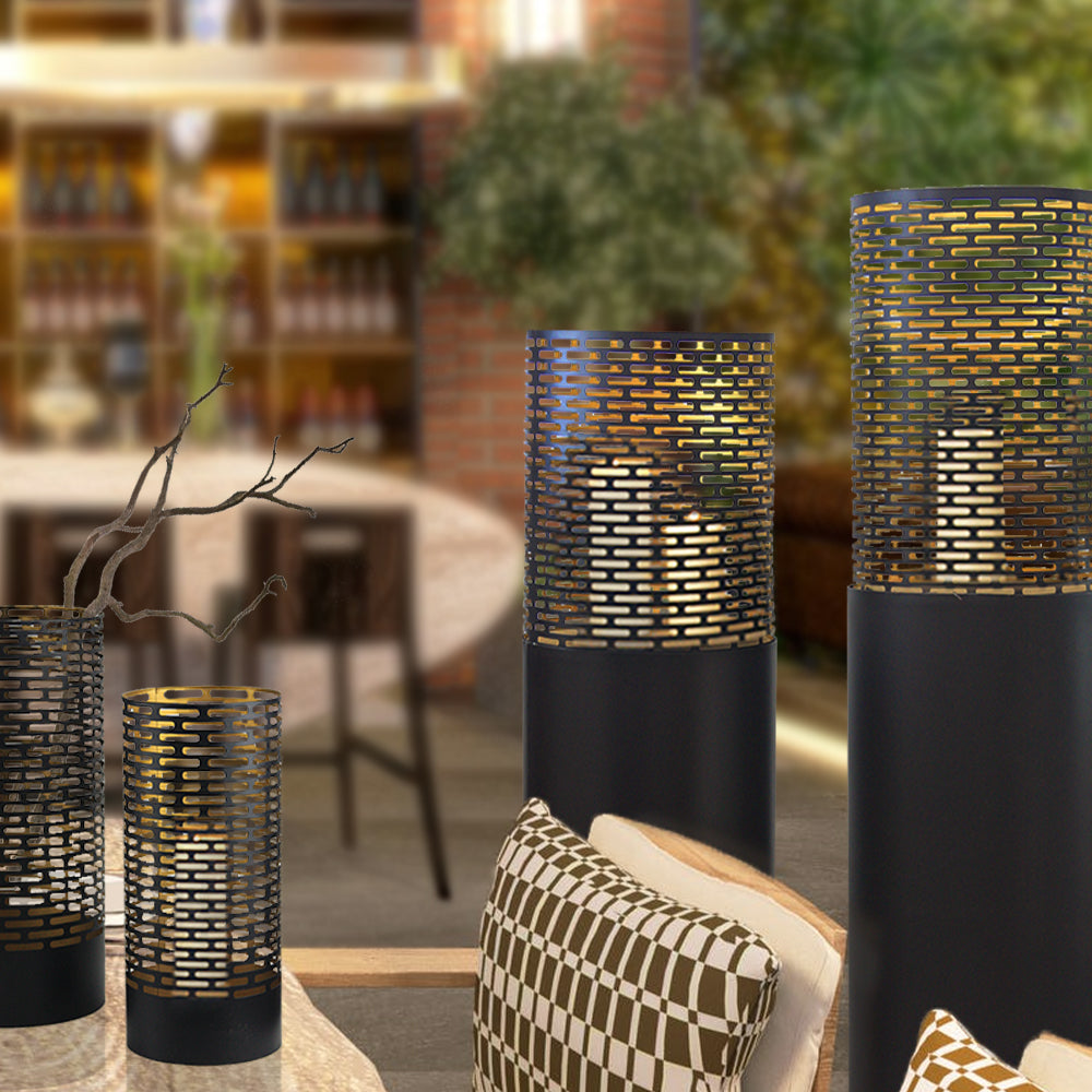 Mandala Floor Hurricane Candle Column | Galore Home: Luxury Home Decor, Elegant Home Furnishings, Stylish Home Accents & Contemporary Home Accessories