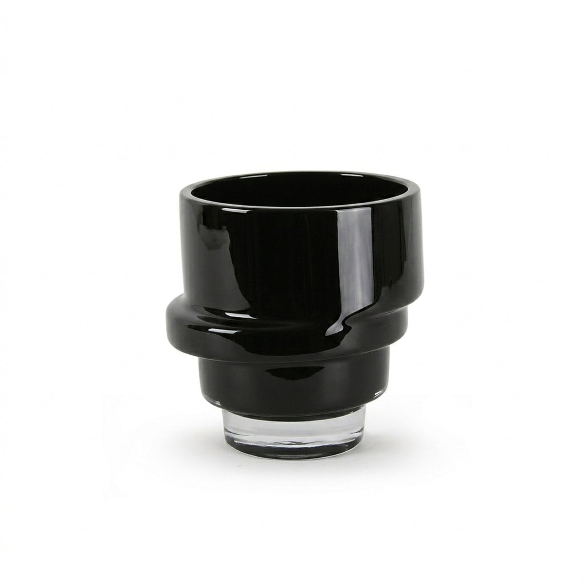 Swirling Premium Solid Glass Vase