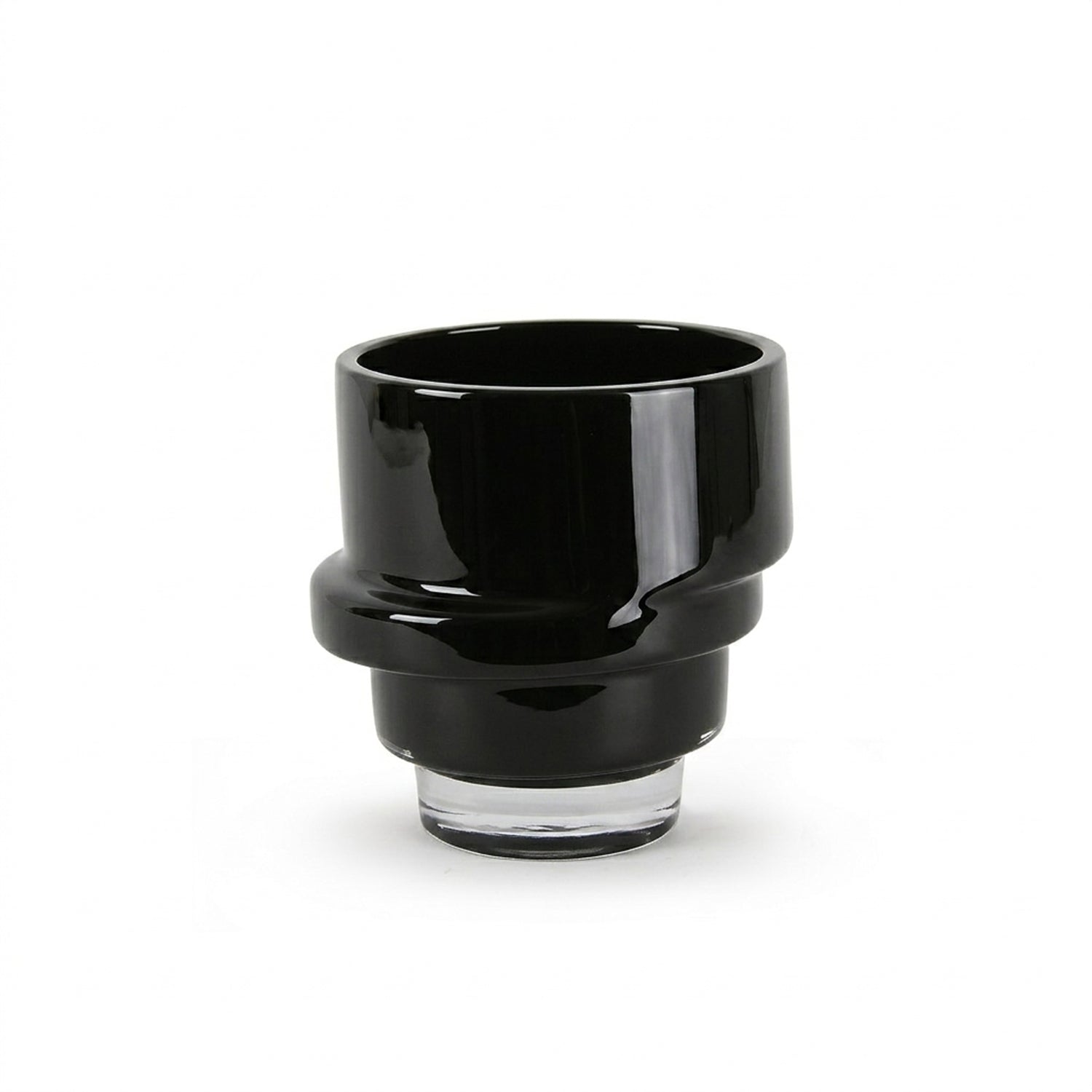 Swirling Premium Solid Glass Vase