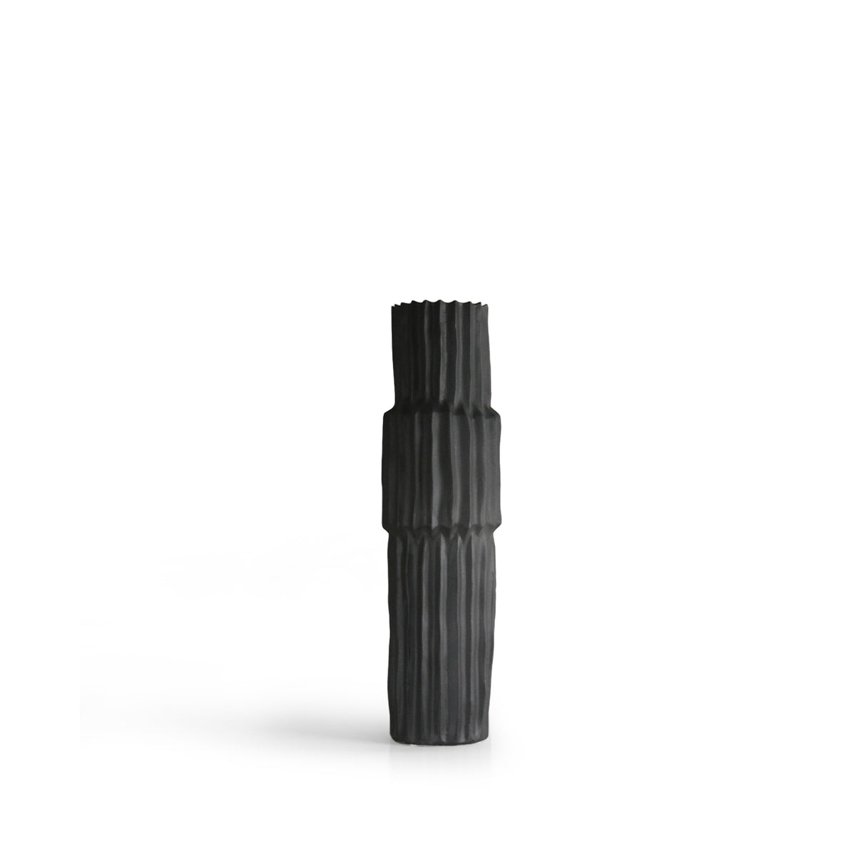 Tall Fluted/Ribbed Floor Vases