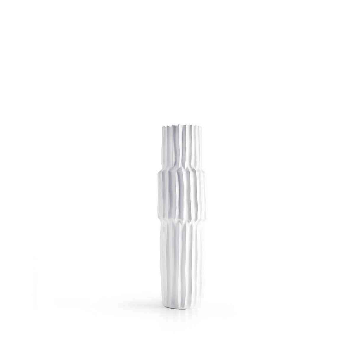 Tall Fluted/Ribbed Floor Vases