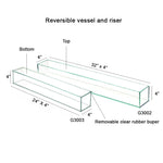 Reversible Glass Floral Aquarium