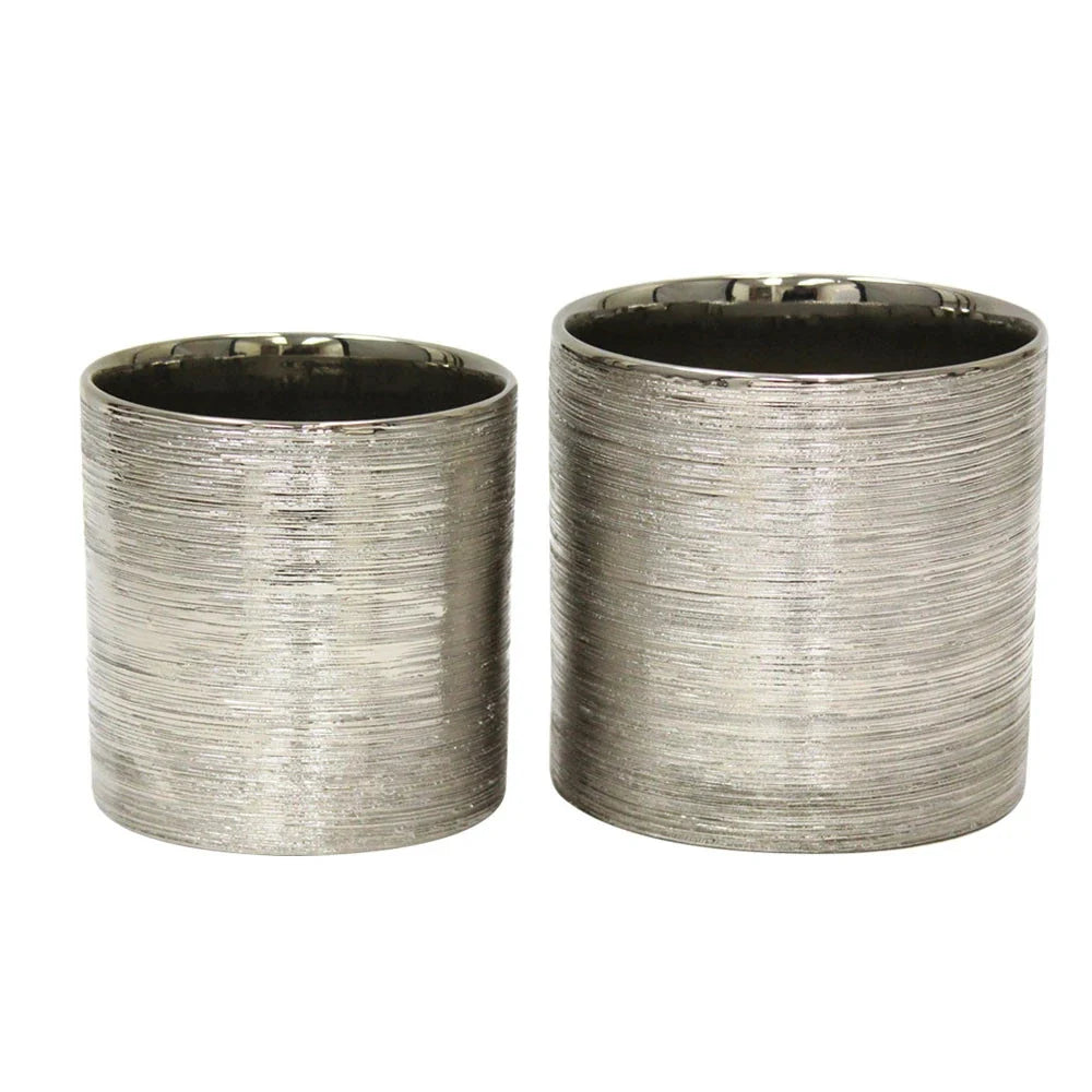 Etched Metallic Silver Collection