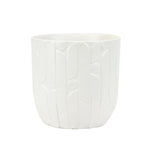 Ridged Ceramic Pot