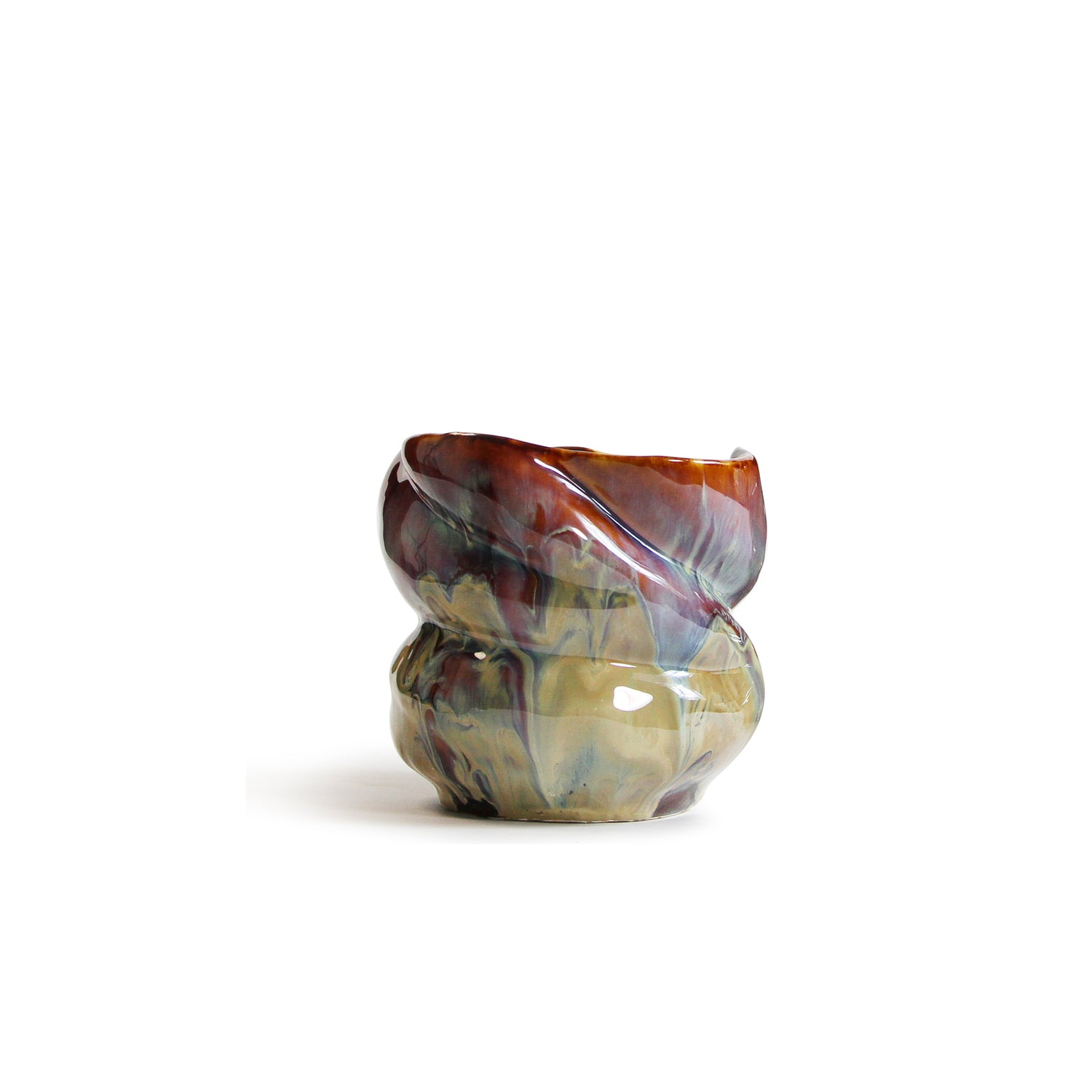 Lava Washed Ceramic Vase