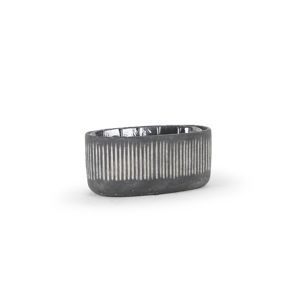 Ceramic Bamboo Ridged Planter | Galore Home: Luxury Home Decor, Elegant Home Furnishings, Stylish Home Accents & Contemporary Home Accessories
