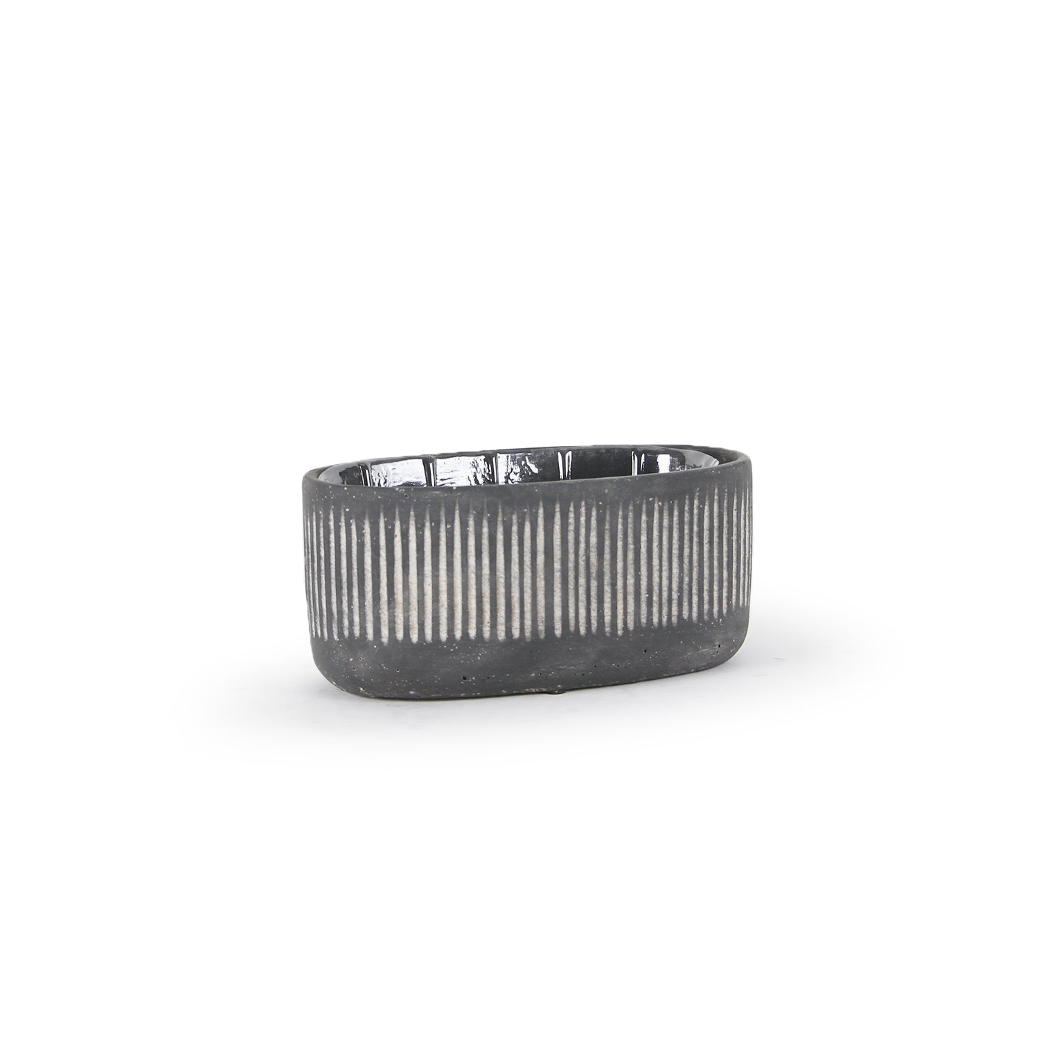 Ceramic Bamboo Ridged Planter | Galore Home: Luxury Home Decor, Elegant Home Furnishings, Stylish Home Accents & Contemporary Home Accessories