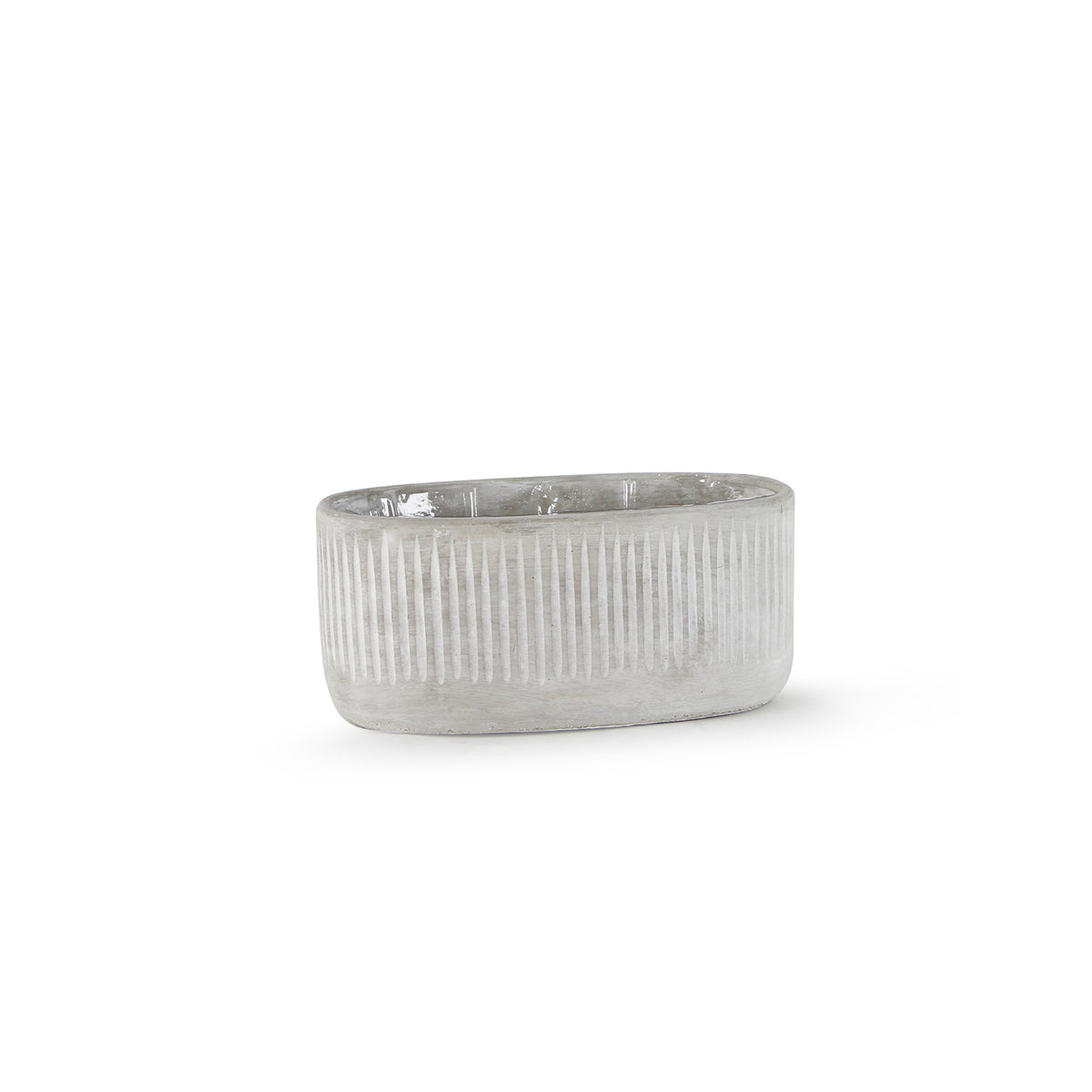 Ceramic Bamboo Ridged Planter | Galore Home: Luxury Home Decor, Elegant Home Furnishings, Stylish Home Accents & Contemporary Home Accessories