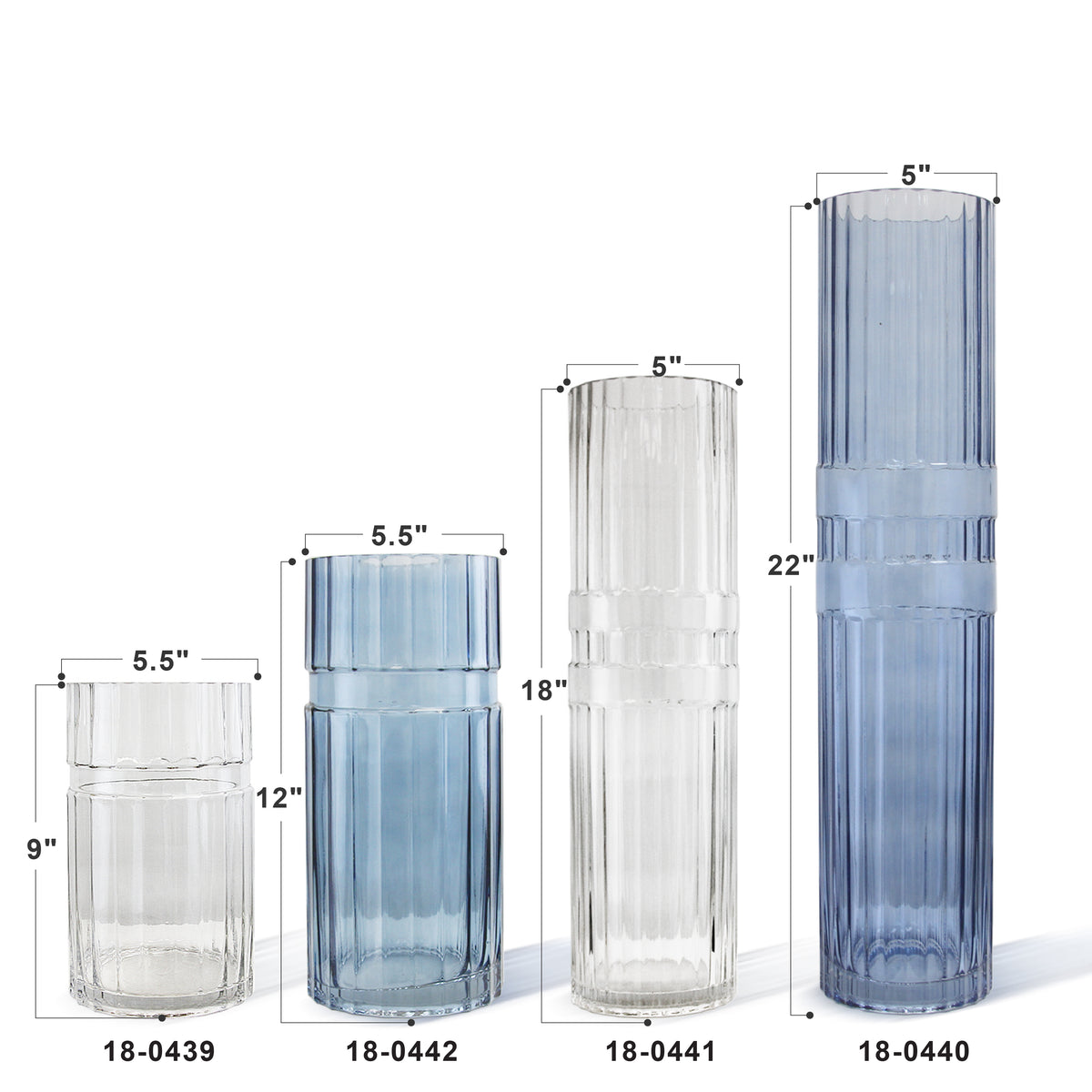 Tiered Glass Vase