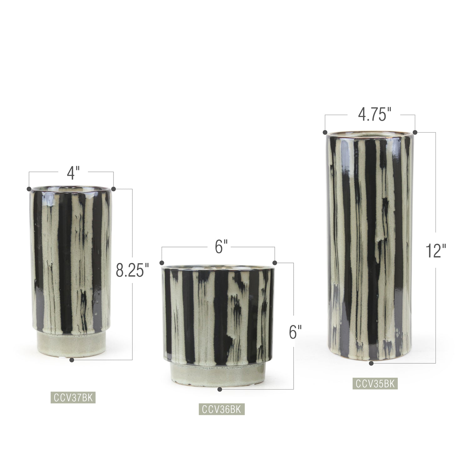 Calligraphy Vase | Galore Home: Luxury Home Decor, Elegant Home Furnishings, Stylish Home Accents & Contemporary Home Accessories