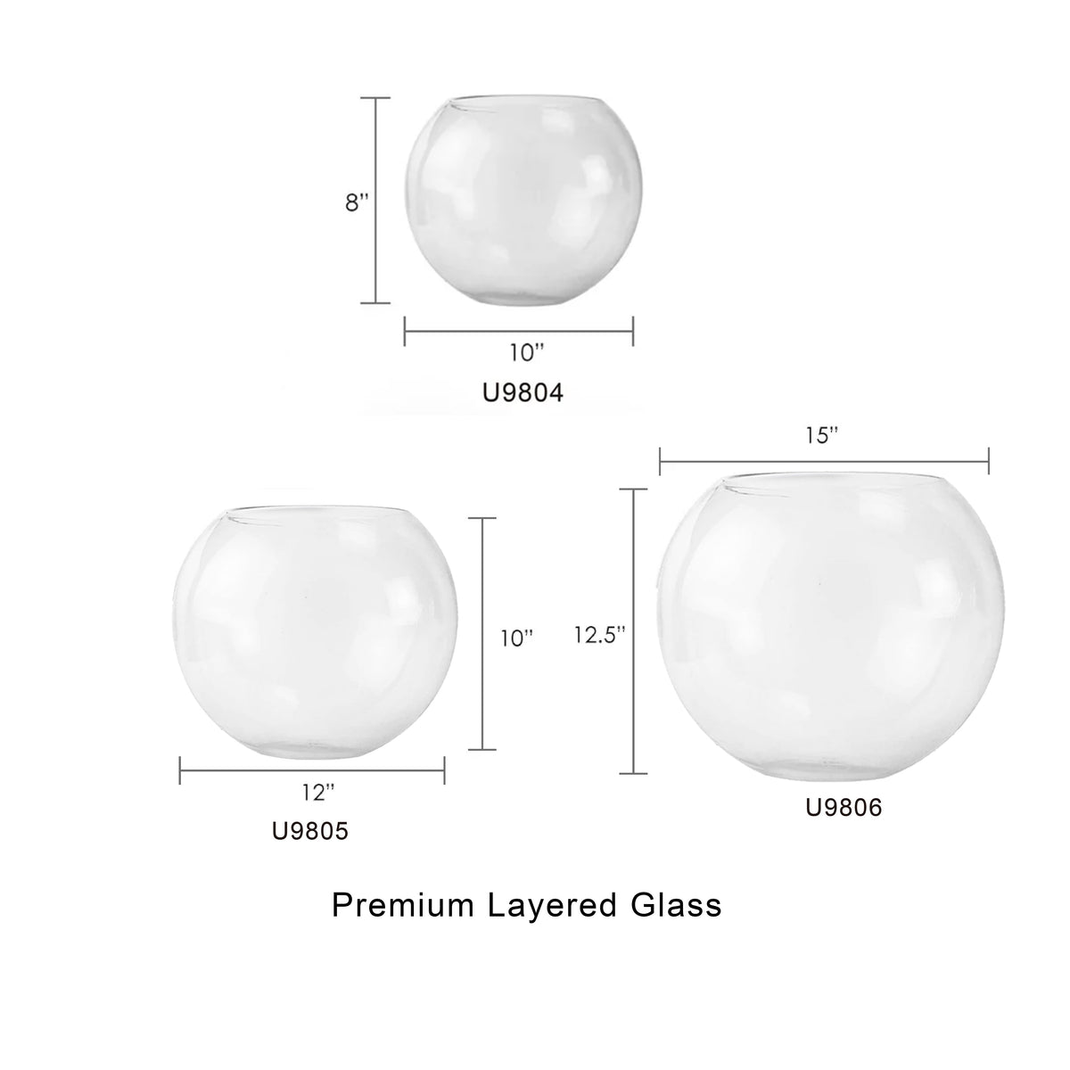 Glass Bubble Vase