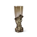 Elevated Essence Aluminum Glass Vase Candle Holder